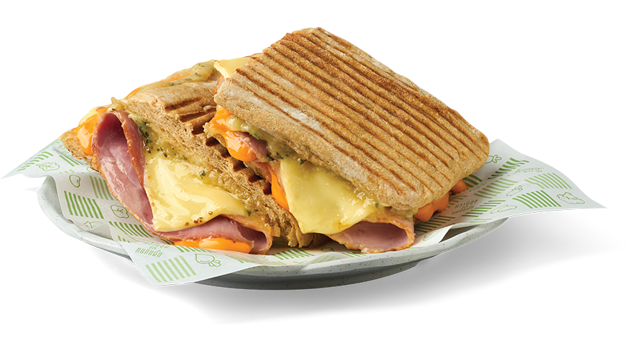 แฮมชีส Ham & Cheese Garlic Butter Panini