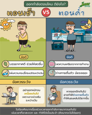 ออกกำลังกายตอนไหนดียังไง ตอนเช้า vs ตอนค่ำ.jpg